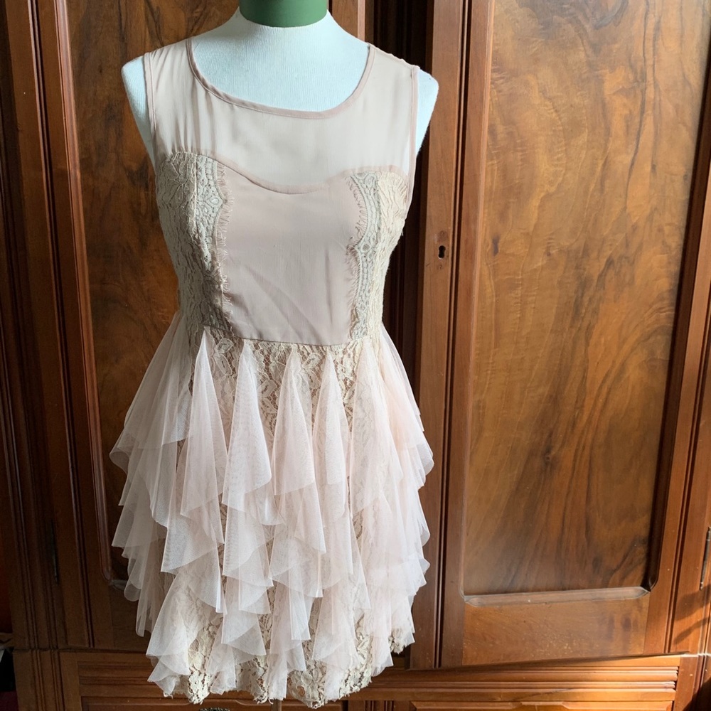 A’reve Beige/Pink Dress